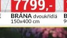Brána dvoukřídlá 150x400 cm - bauMax akcniletaky.com