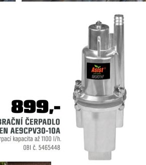 ASIST PONORNÉ VIBRAČNÍ ČERPADLO SMART GARDEN AE9CPV30-10A