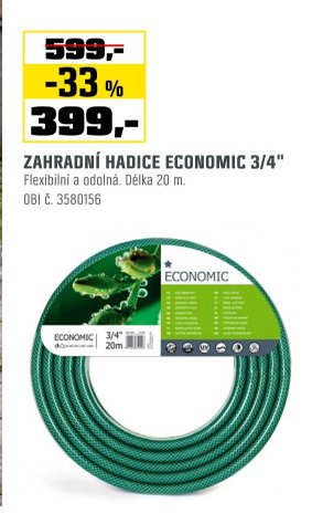 ZAHRADNÍ HADICE ECONOMIC 3/4