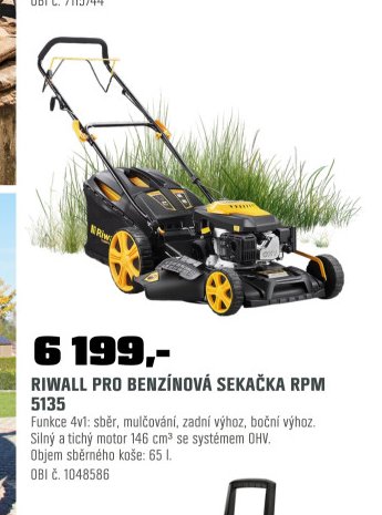 RIWALL PRO BENZÍNOVÁ SEKAČKA RPM 5135