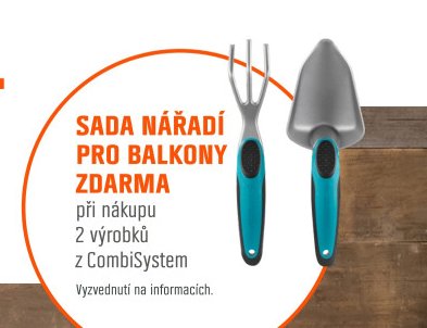 SADA NÁŘADÍ PRO BALKONY ZDARMA