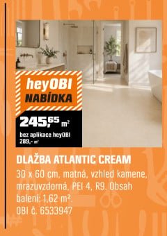 DLAŽBA ATLANTIC CREAM - OBI akcniletaky.com