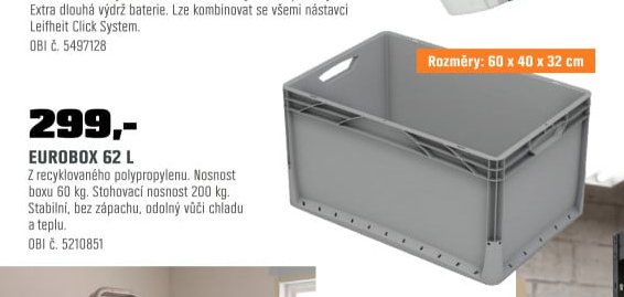 Eurobox 62 l - OBI akcniletaky.com