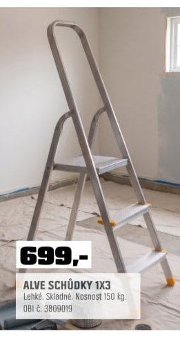 Alve schůdky 1x3 - OBI akcniletaky.com