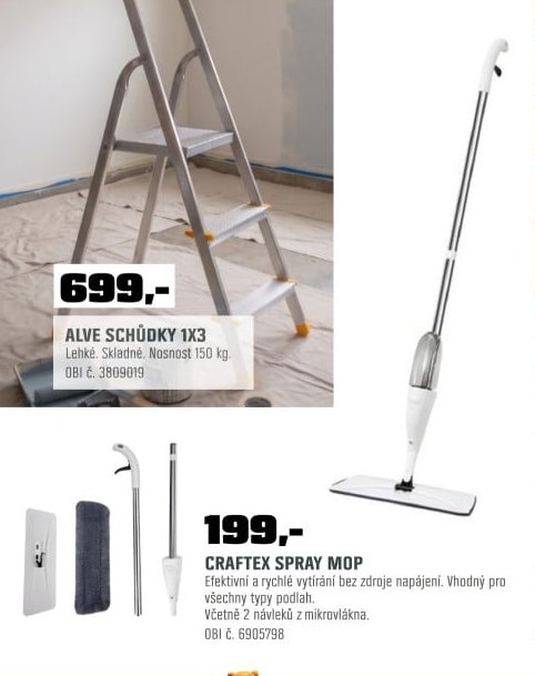Craftex spray mop - OBI akcniletaky.com