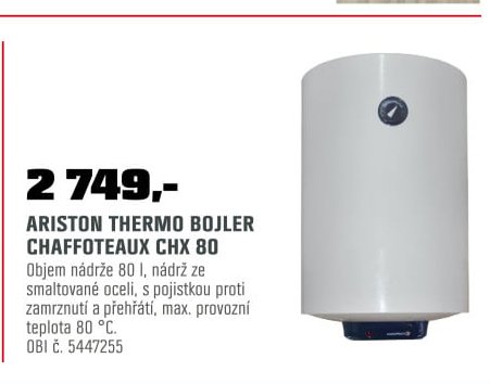 ARISTON THERMO BOJLER CHAFFOTEAUX CHX 80 - OBI akcniletaky.com