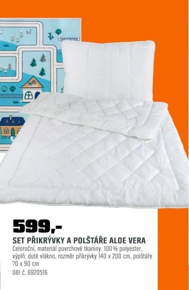 SET PŘIKRÝVKY A POLŠTÁŘE ALOE VERA - OBI akcniletaky.com