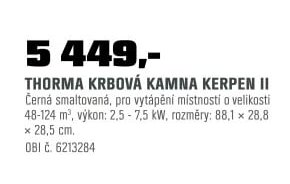 THORMA KRBOVÁ KAMNA KERPEN II - OBI akcniletaky.com