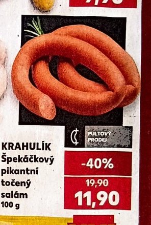 KRAHULÍK Špekáčkový pikantní salám