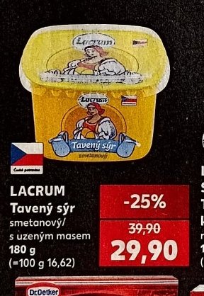 LACRUM Tavený sýr