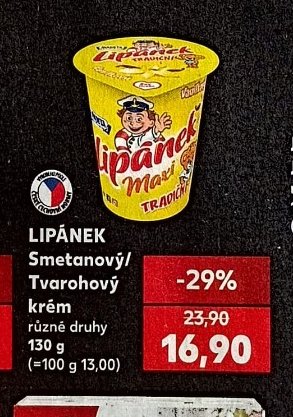 LIPÁNEK Smetanový/Tvarohový krém