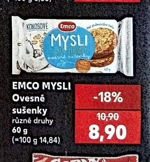 EMCO MYSLI Ovesné sušenky