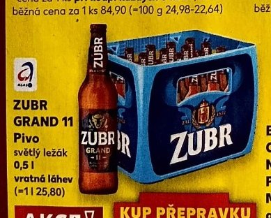 Zubr Grand 11 Pivo