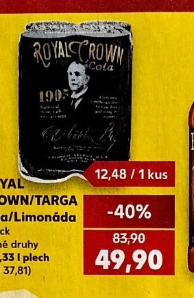 ROYAL CROWN/TARGA Cola/Limonáda
