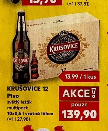KRUŠOVICE 12 Pivo