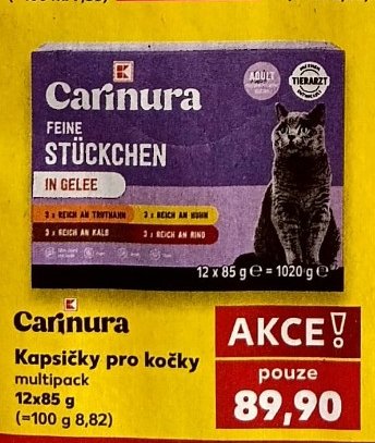 CARINURA Kapsičky pro kočky
