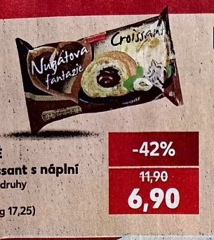 Croissant s náplní