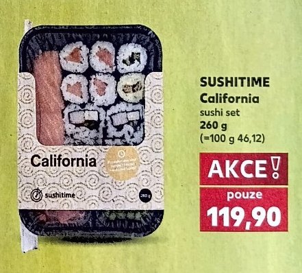 SUSHITIME California sushi set