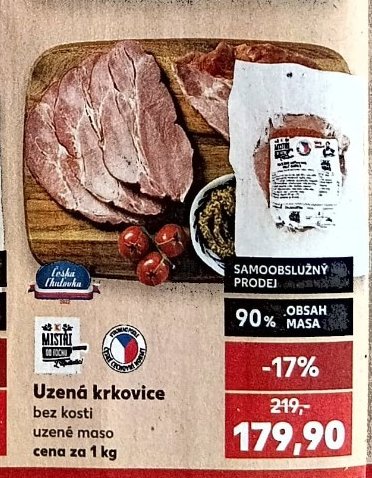 Uzená krkovice