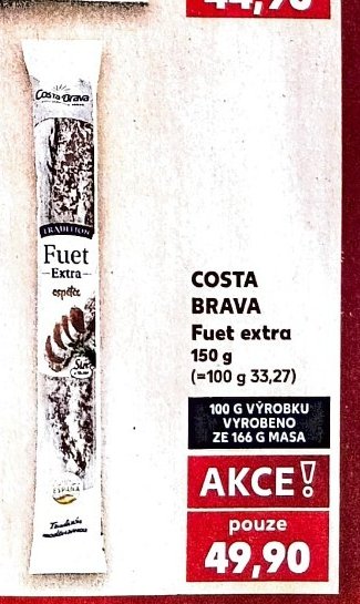 COSTA BRAVA Fuet extra 150 g