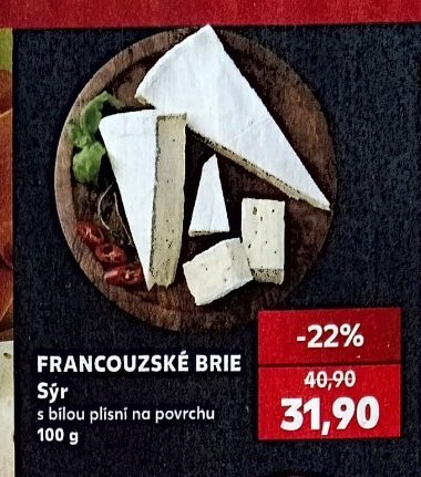 FRANCOUZSKÉ BRIE Sýr