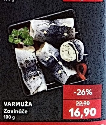 VARMUŽA Zavináče