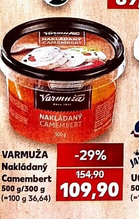 VARMUŽA Nakládaný Camembert 500 g