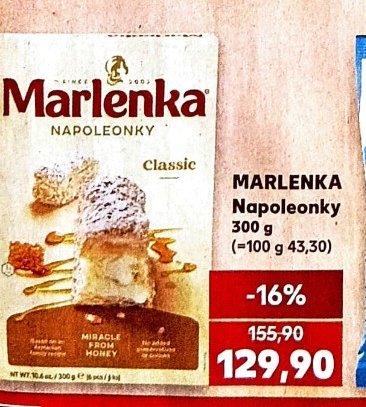 MARLENKA Napoleonky 300 g