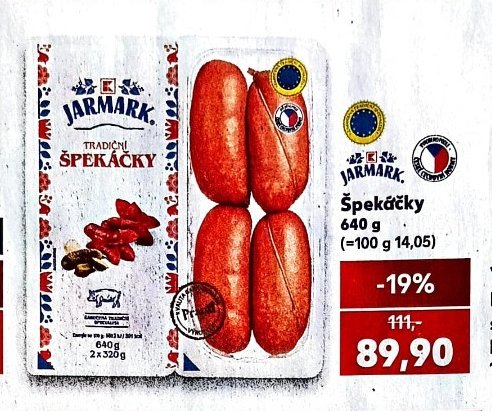 Jarmark Špekáčky 640 g