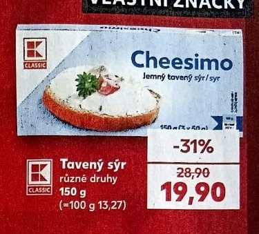 Tavený sýr Cheesimo