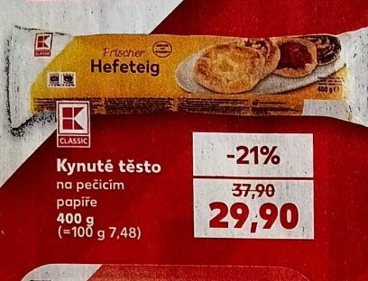 Kynuté těsto