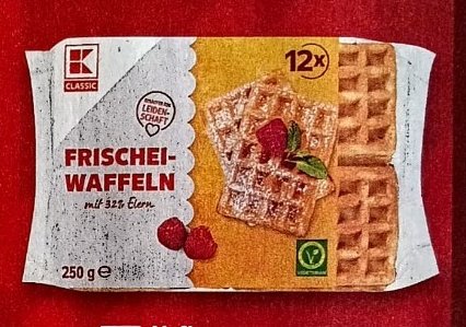 Vafle z čerstvých vajec