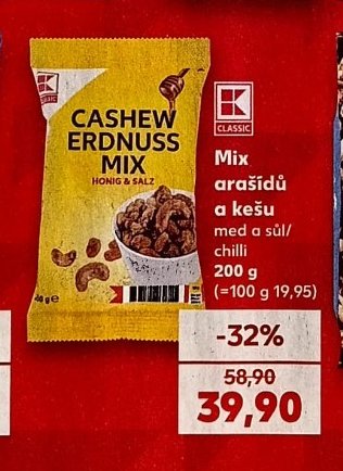 Mix arašídů a kešu