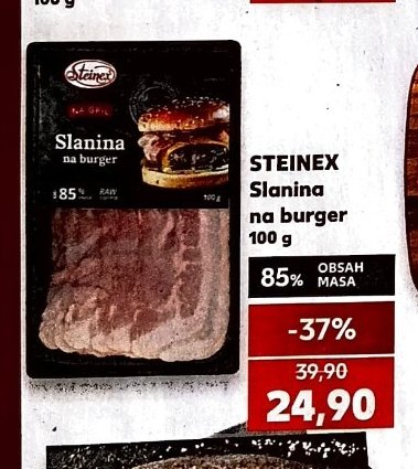 STEINEX Slanina na burger