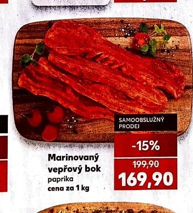 Marinovaný vepřový bok