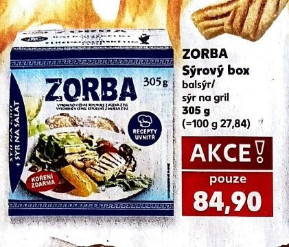 ZORBA Sýrový box