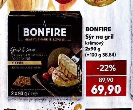 BONFIRE Sýr na gril