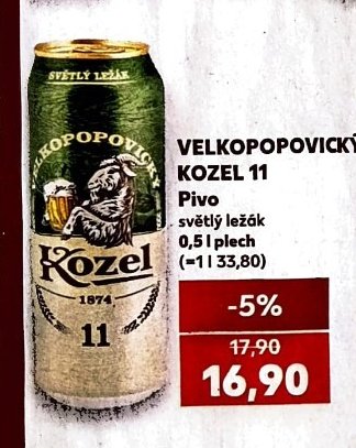 Velkopopovický Kozel 11 Pivo