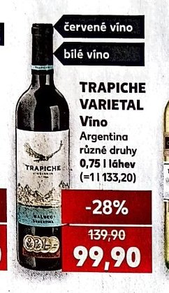 TRAPICHE VARIETAL Víno