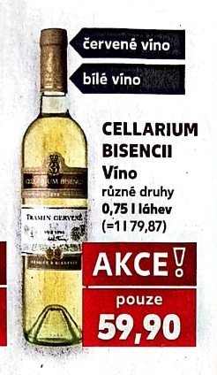 CELLARIUM BISENCII Víno
