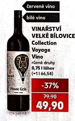 VINAŘSTVÍ VELKÉ BÍLOVICE Collection Voyage Víno