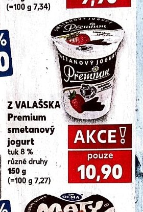 Z VALAŠSKA Premium smetanový jogurt