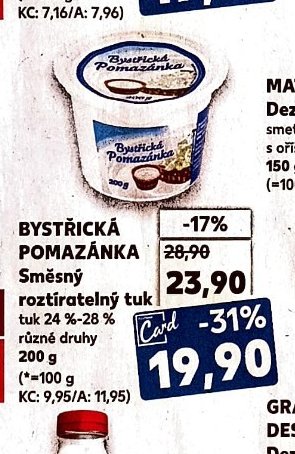 BYSTŘICKÁ POMAZÁNKA