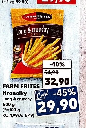 FARM FRITES Hranolky Long & crunchy