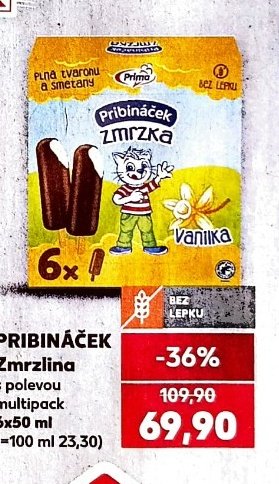 PRIBINÁČEK Zmrzlina s polevou