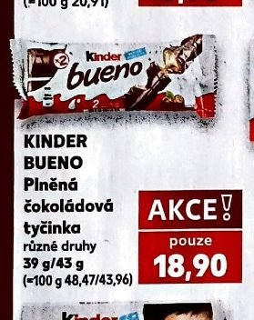 Kinder Bueno tyčinka