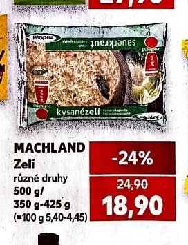 MACHLAND Zelí