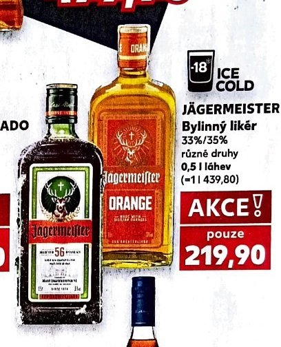 JÄGERMEISTER Bylinný likér