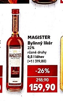 MAGISTER Bylinný likér