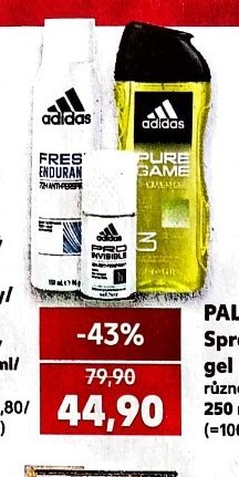 ADIDAS Sprchový gel/Deospray/Roll-on